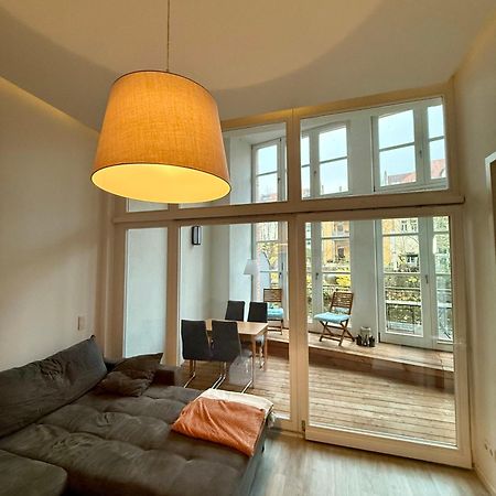Relax-Wohnung Mit Balkon Ueber Die Weisse Elster Leipzig Luaran gambar