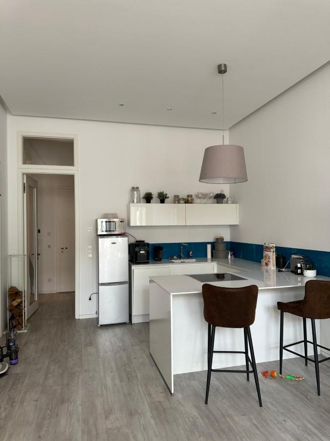 Relax-Wohnung Mit Balkon Ueber Die Weisse Elster Leipzig Luaran gambar